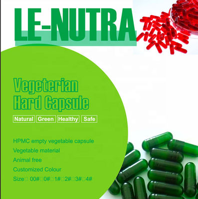 Le Nutra Size 0 00 Plastic Empty Capsule 20.4mm To 18.4mm